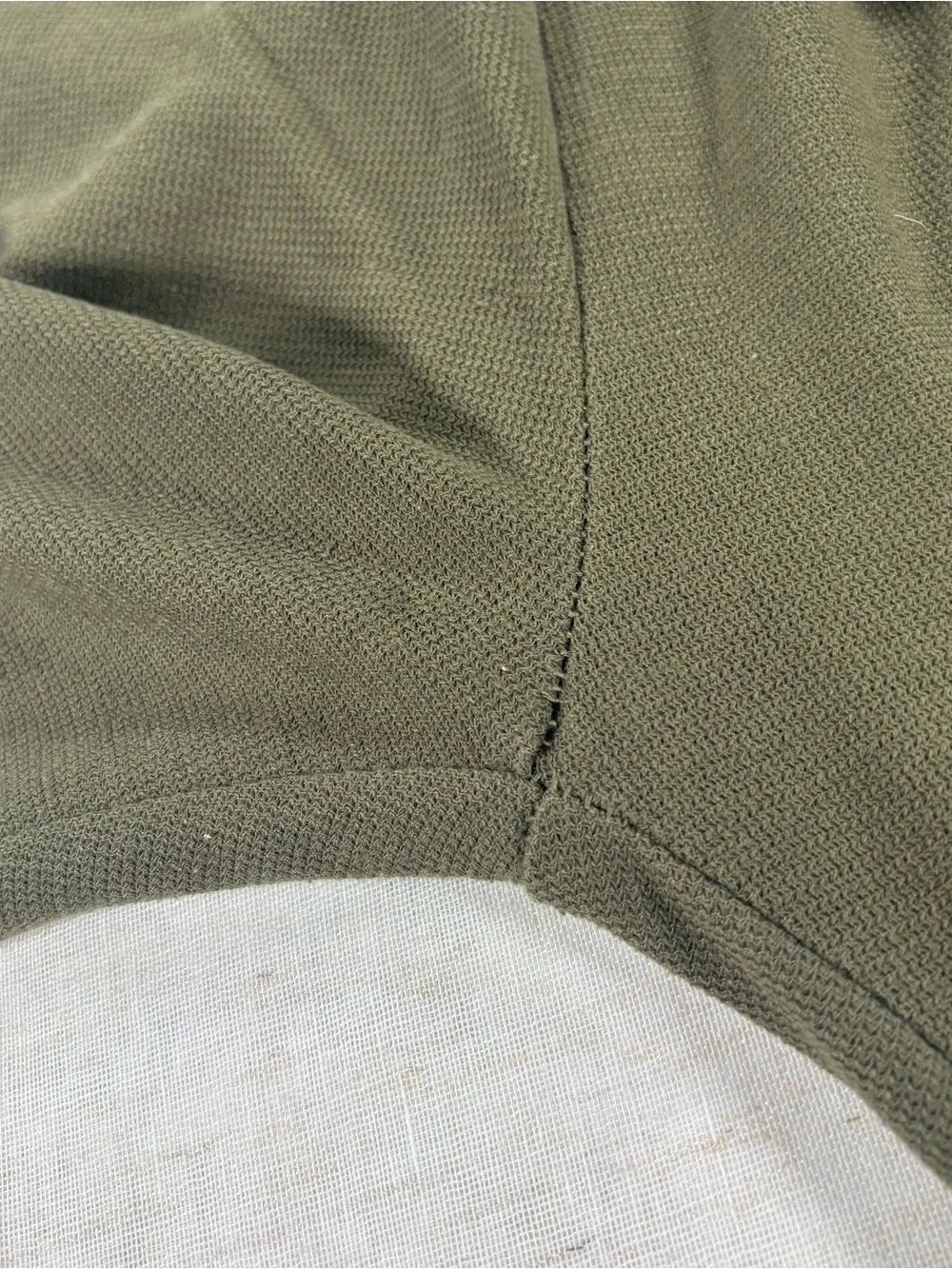 Zara Men's Olive Drawstring Casual Shorts